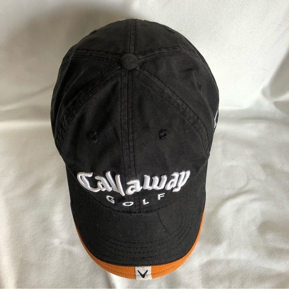 Callaway Golf 2005 Tour FT-3 HX Tour Black/Orange Baseball Hat Cap New Era - Picture 3 of 10